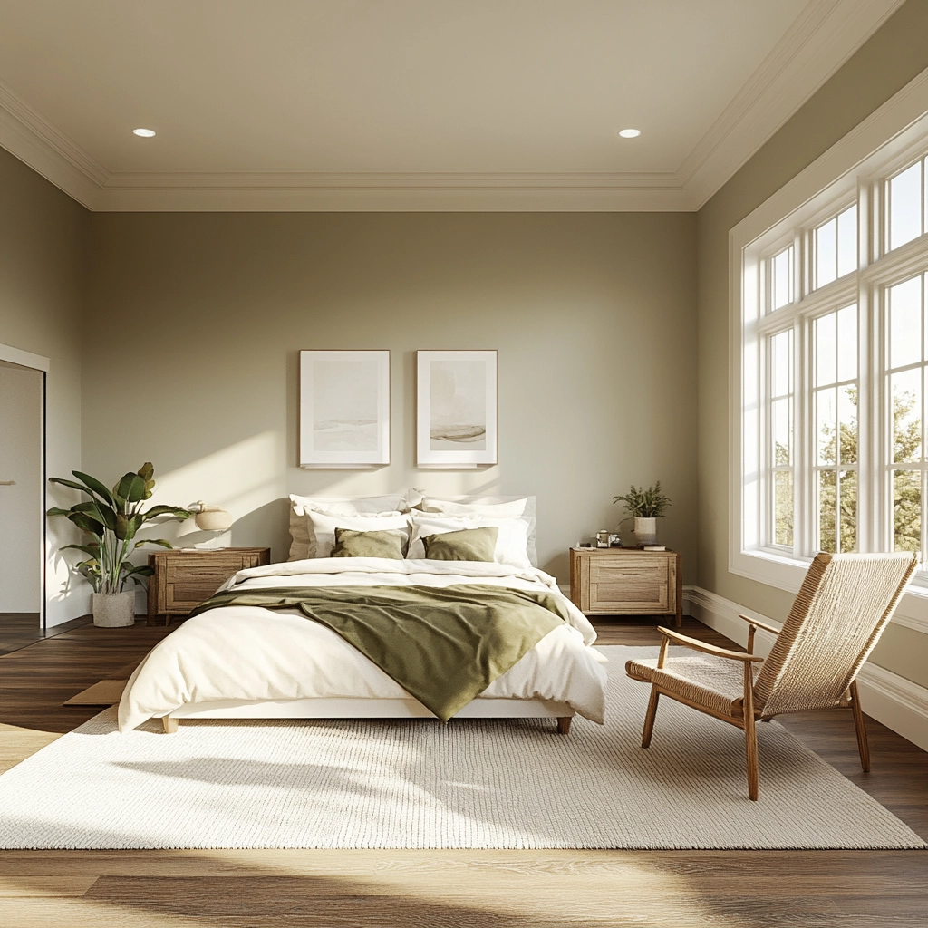 green farmhouse bedroom ideas 66