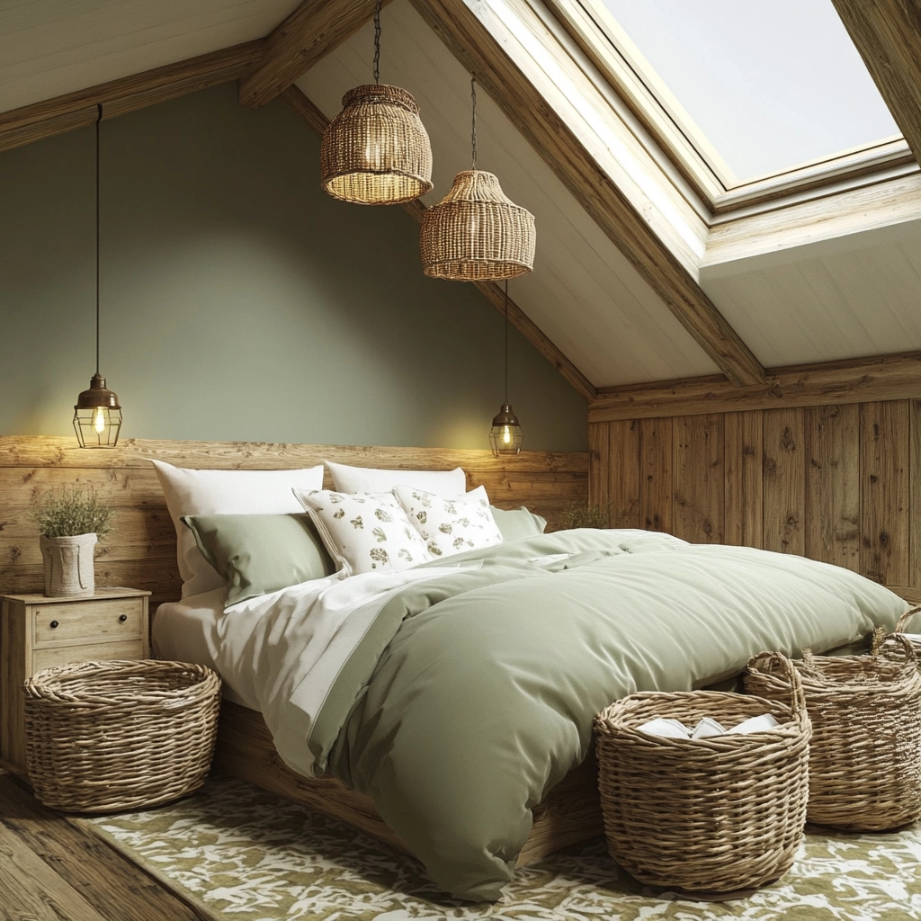 green farmhouse bedroom ideas 9