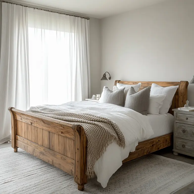 grey farmhouse bedroom 1