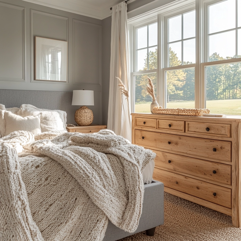 grey farmhouse bedroom 11