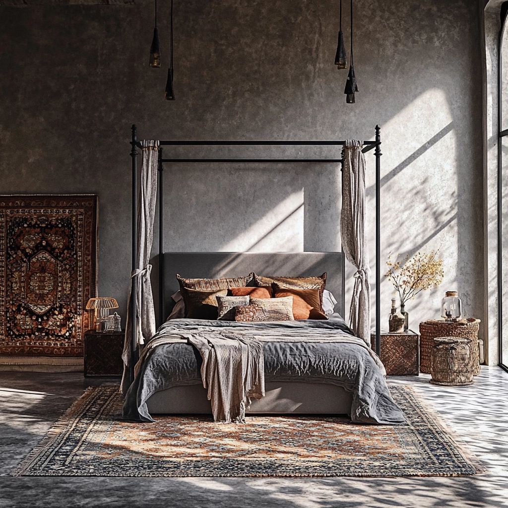 grey farmhouse bedroom 15