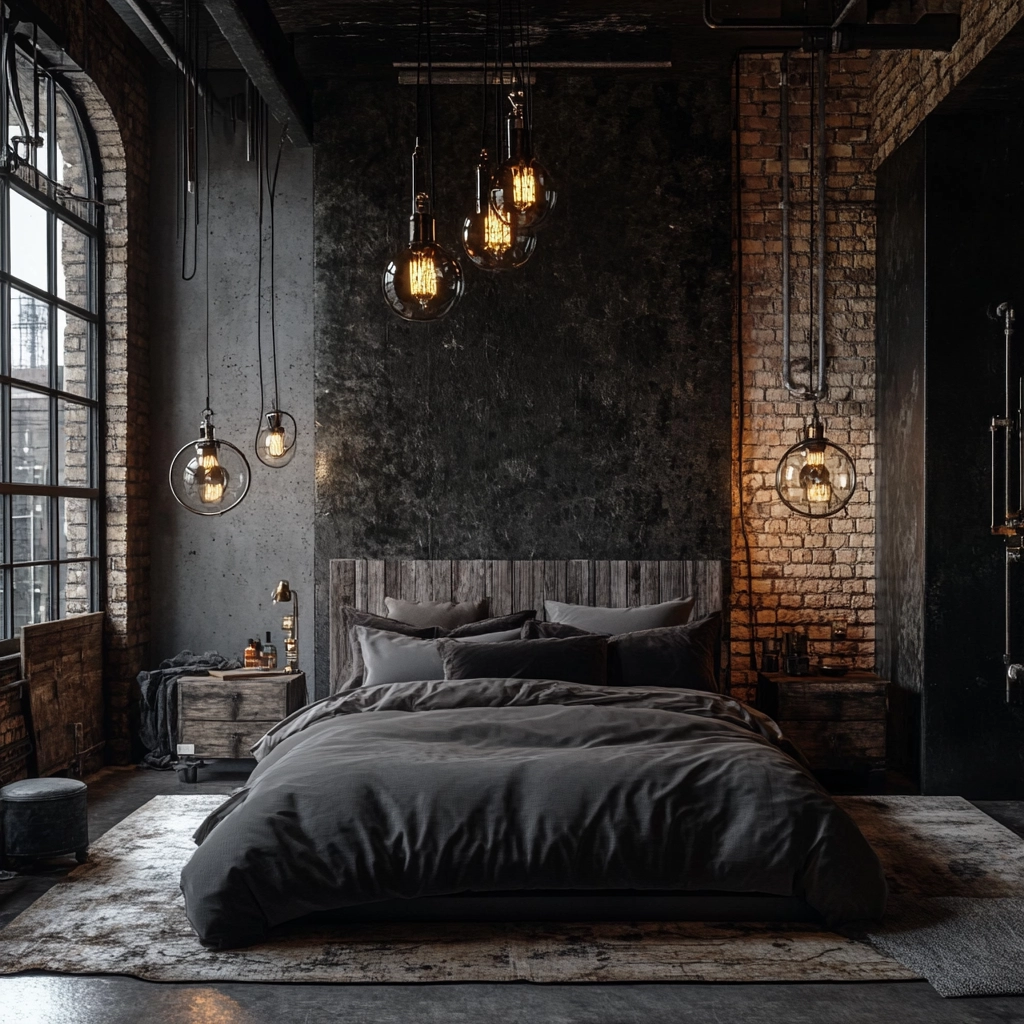 grey farmhouse bedroom 19