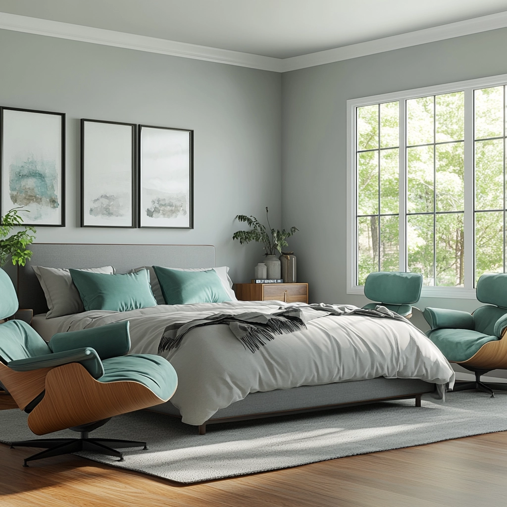grey farmhouse bedroom 27