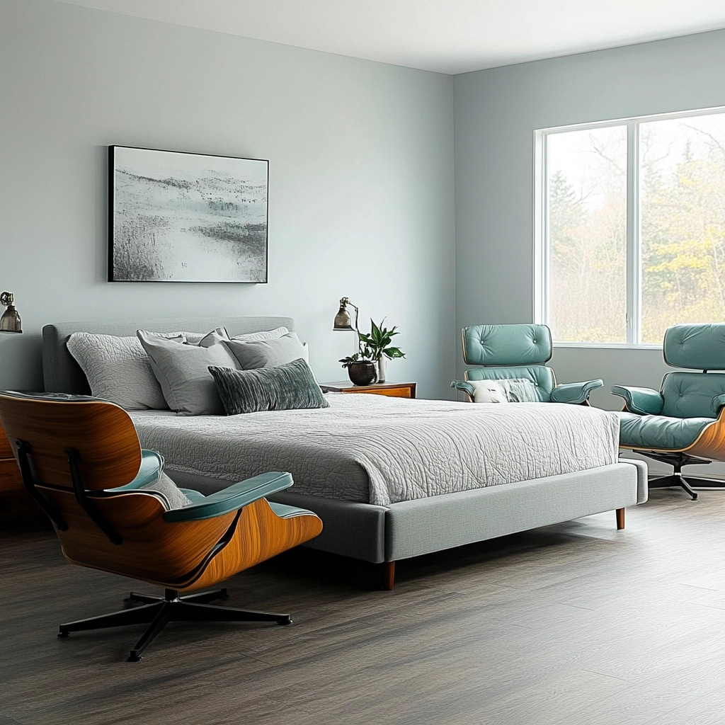 grey farmhouse bedroom 28