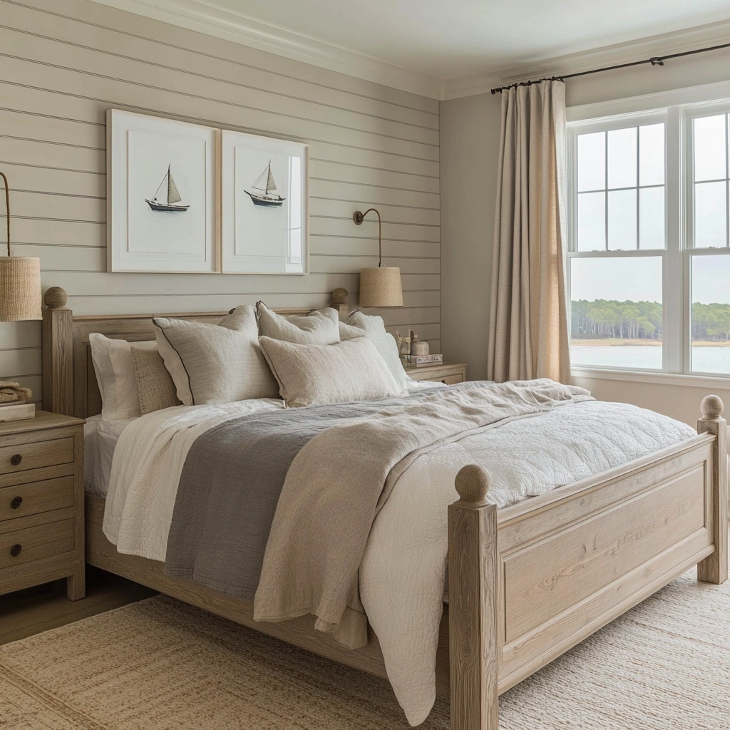 grey farmhouse bedroom 29