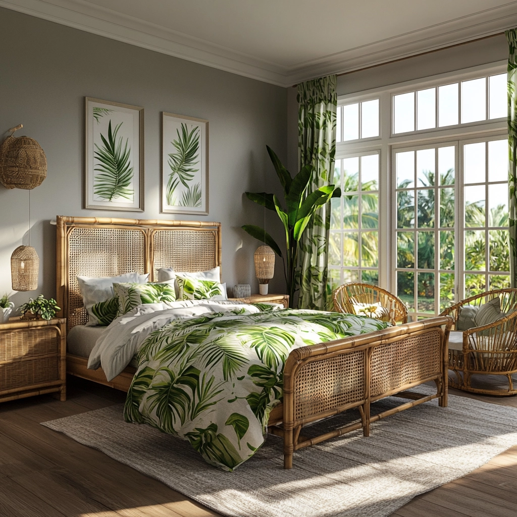 grey farmhouse bedroom 36