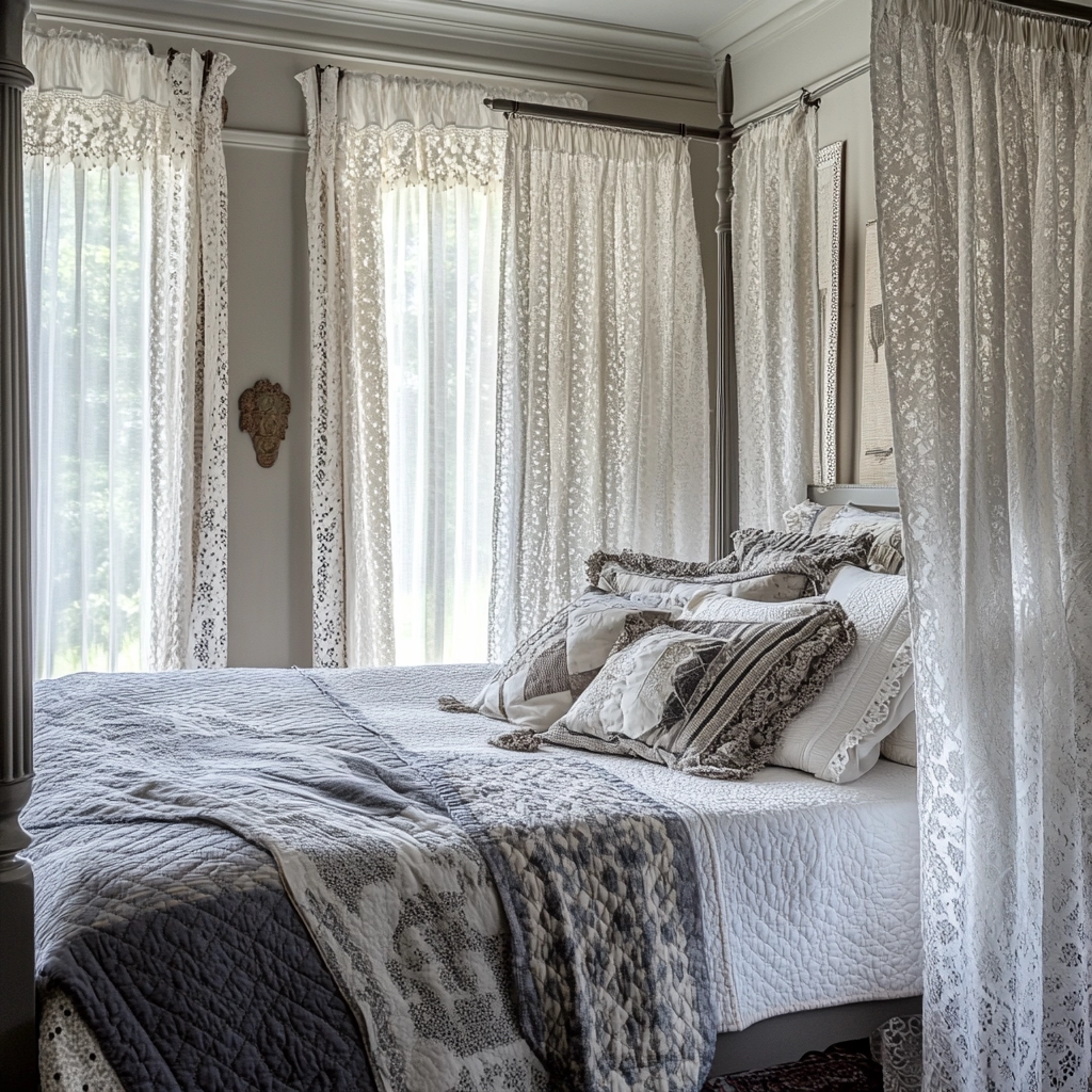 grey farmhouse bedroom 41
