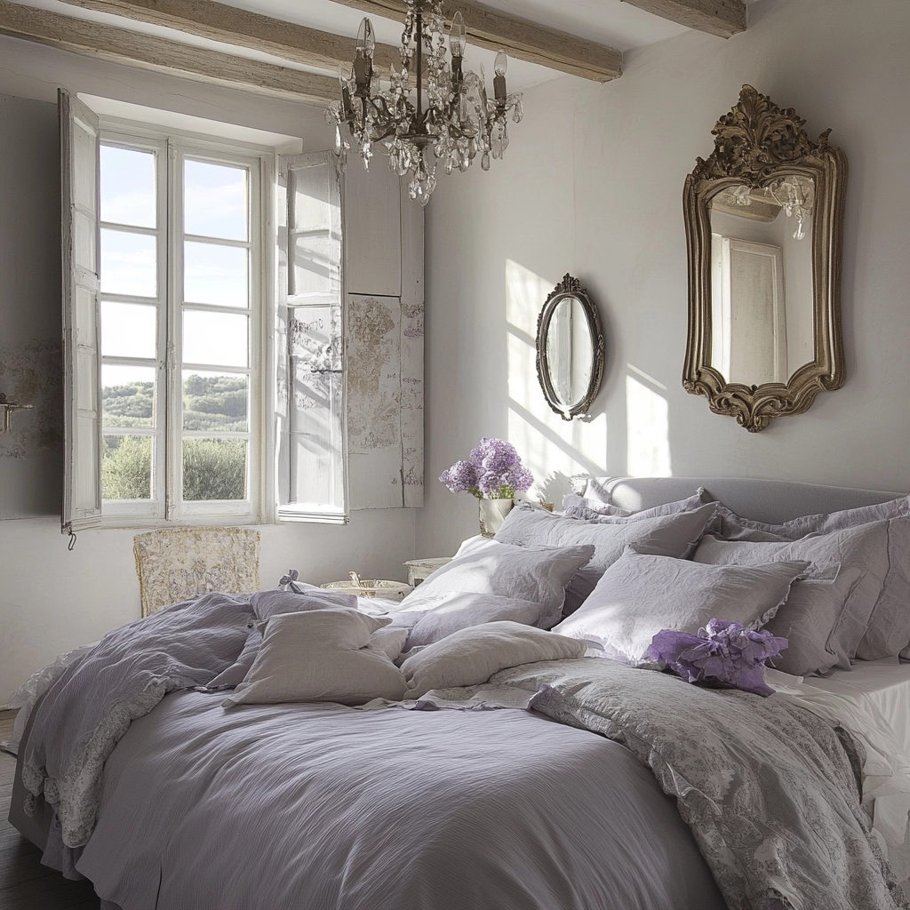grey farmhouse bedroom 53