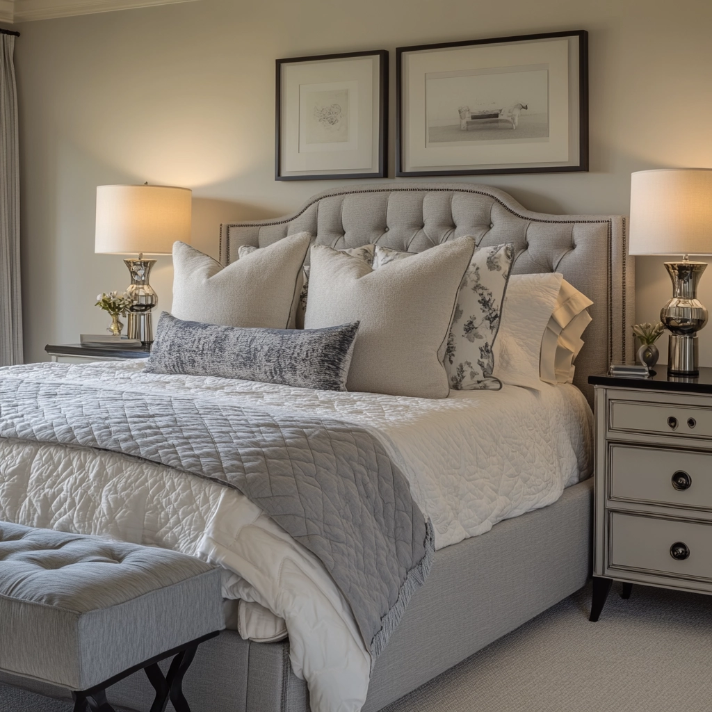 grey farmhouse bedroom 63