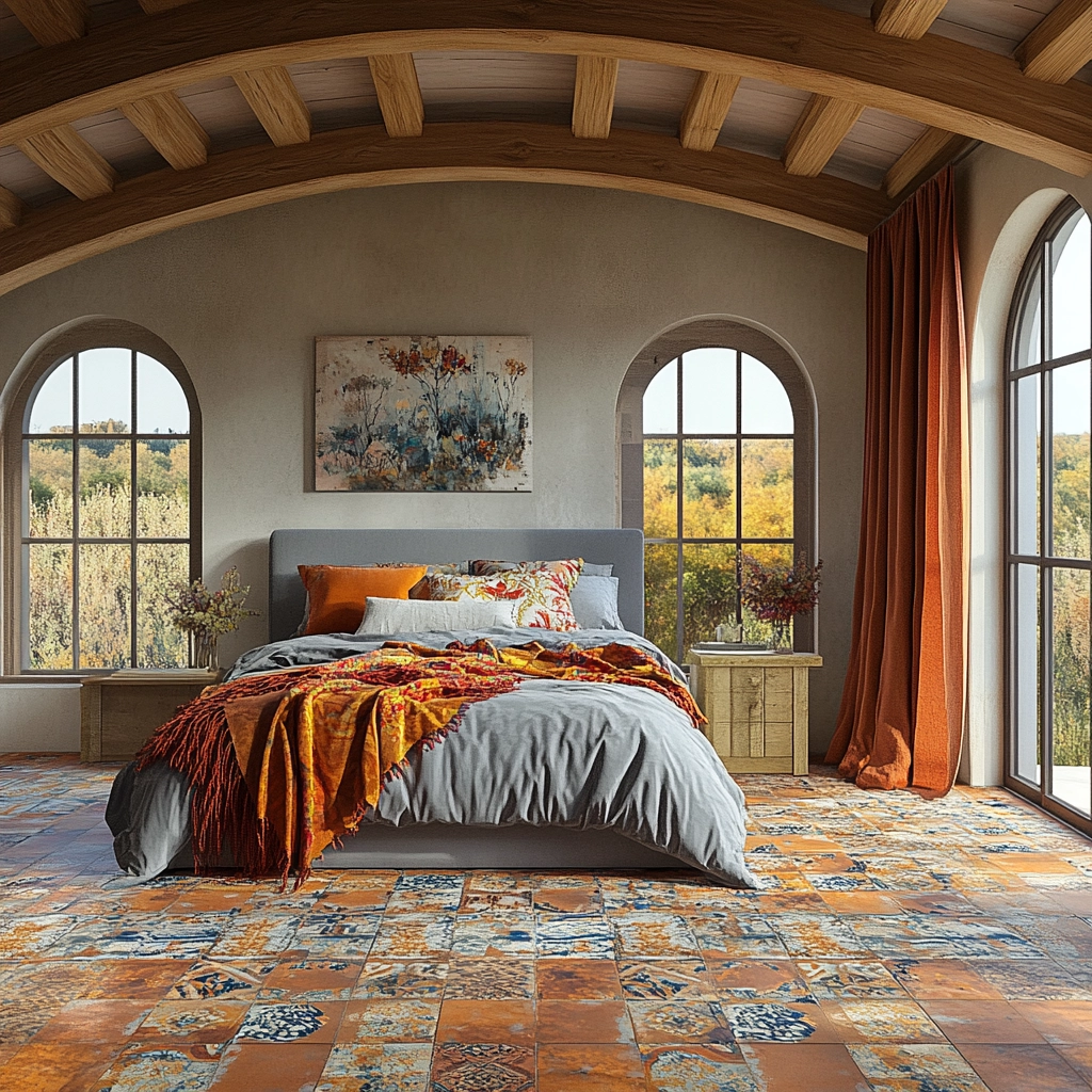 grey farmhouse bedroom 71