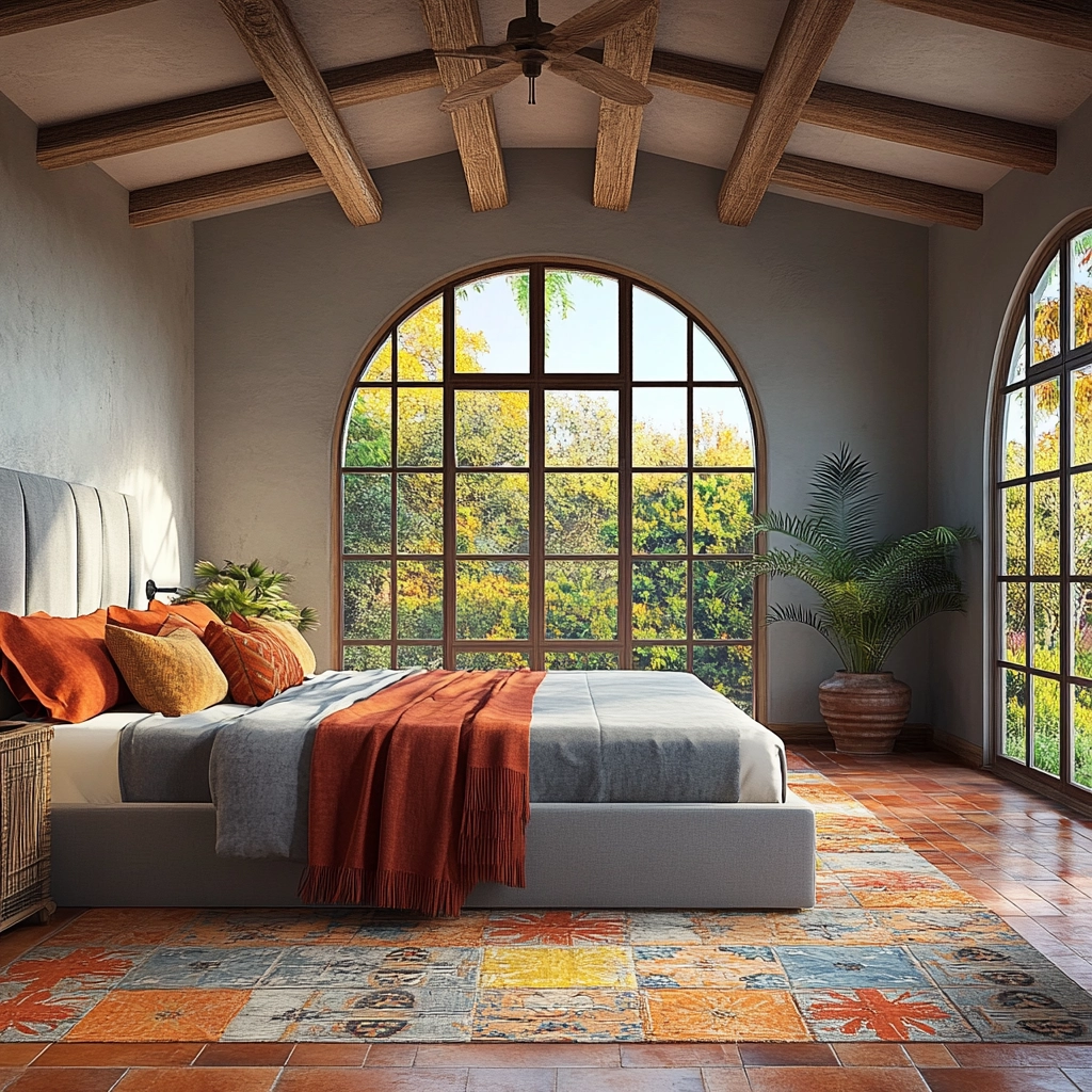 grey farmhouse bedroom 72