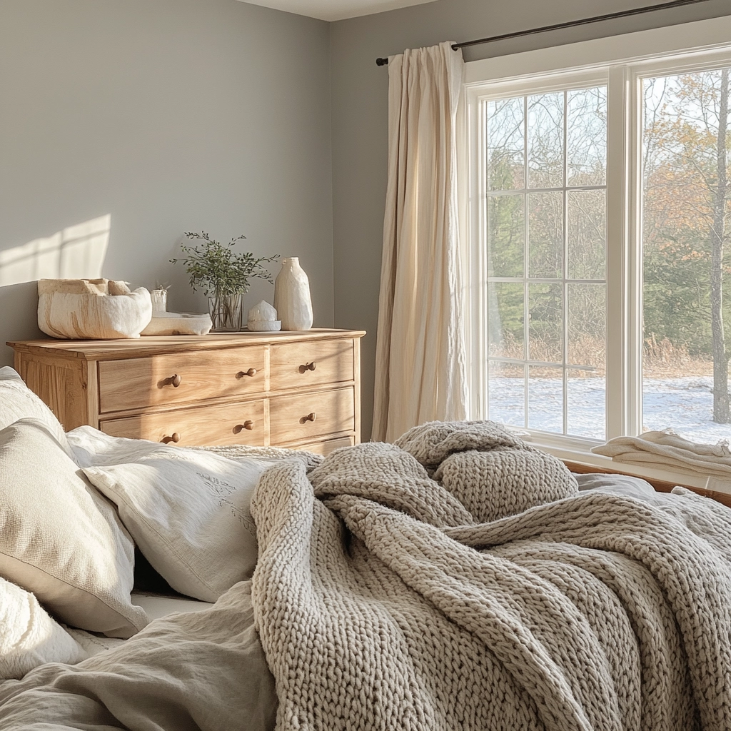 grey farmhouse bedroom 9