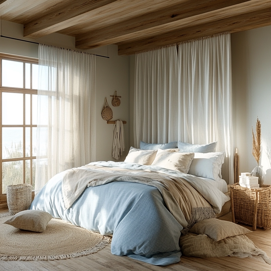 industrial farmhouse bedroom 43