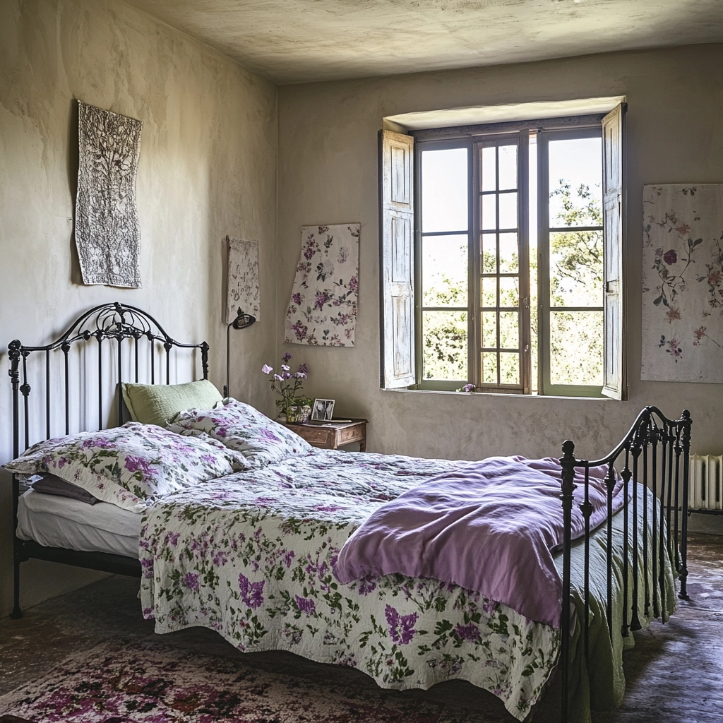 industrial farmhouse bedroom 68