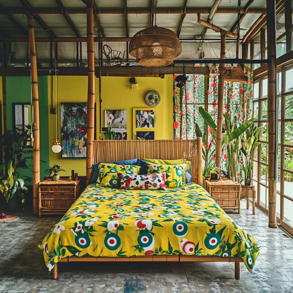 industrial farmhouse bedroom 70