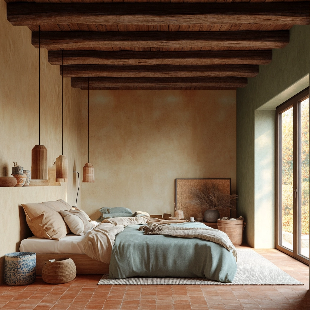 industrial farmhouse bedroom 75