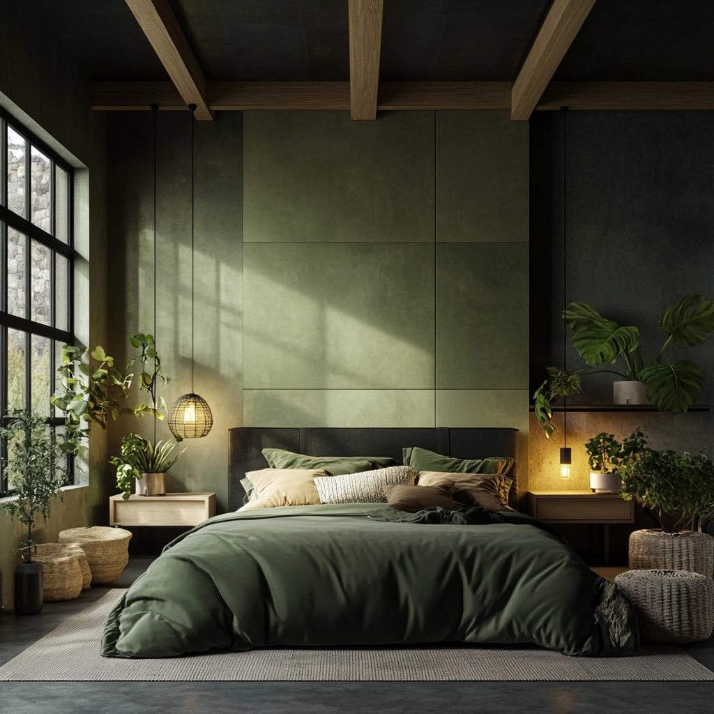 industrial farmhouse bedroom 78