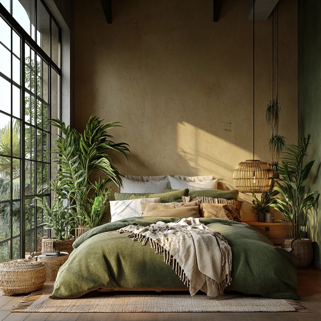 industrial farmhouse bedroom 79