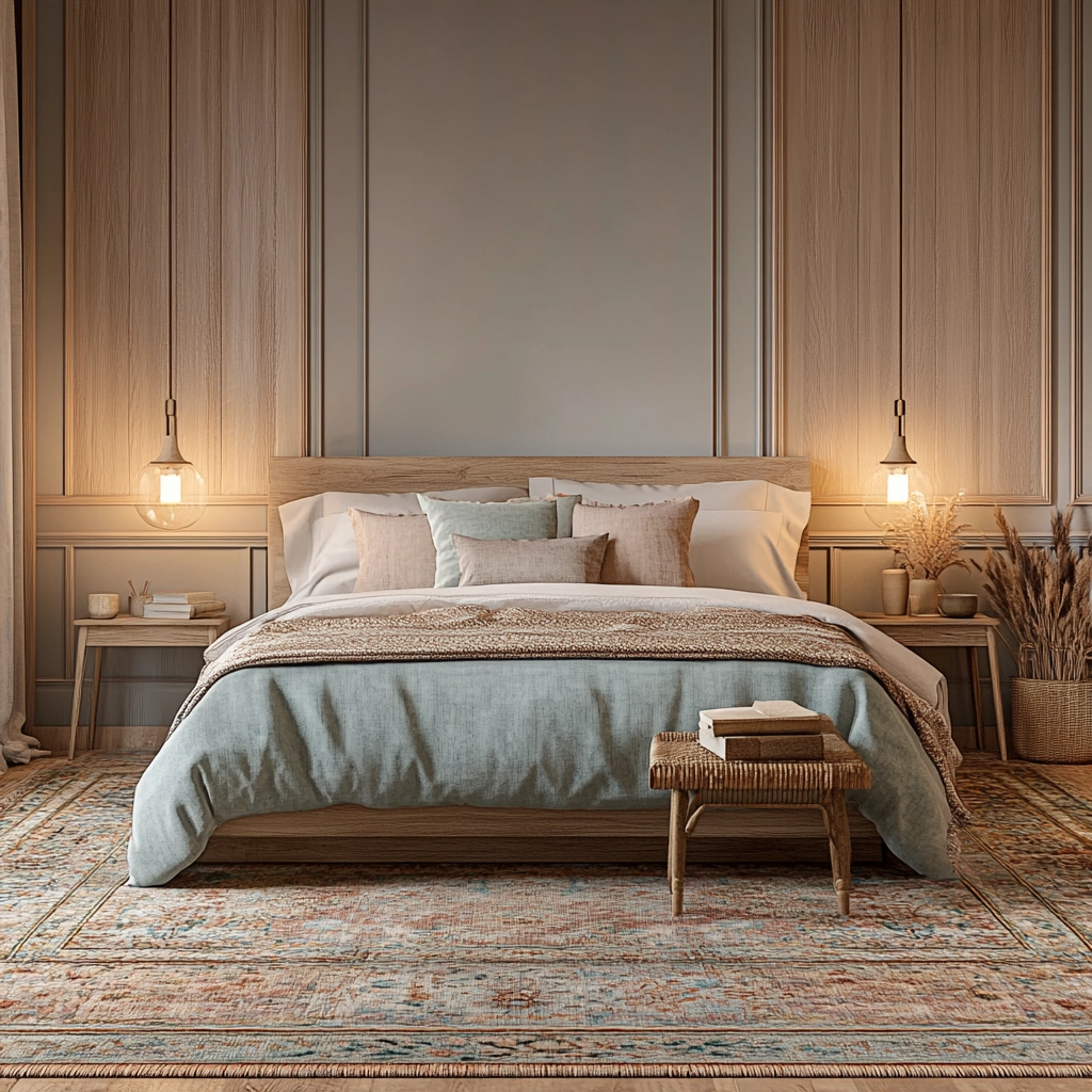 industrial farmhouse bedroom ideas 21