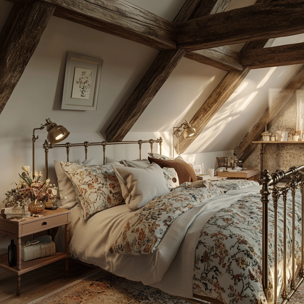 industrial farmhouse bedroom ideas 38