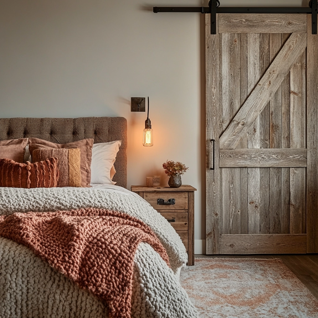 industrial farmhouse bedroom ideas 6