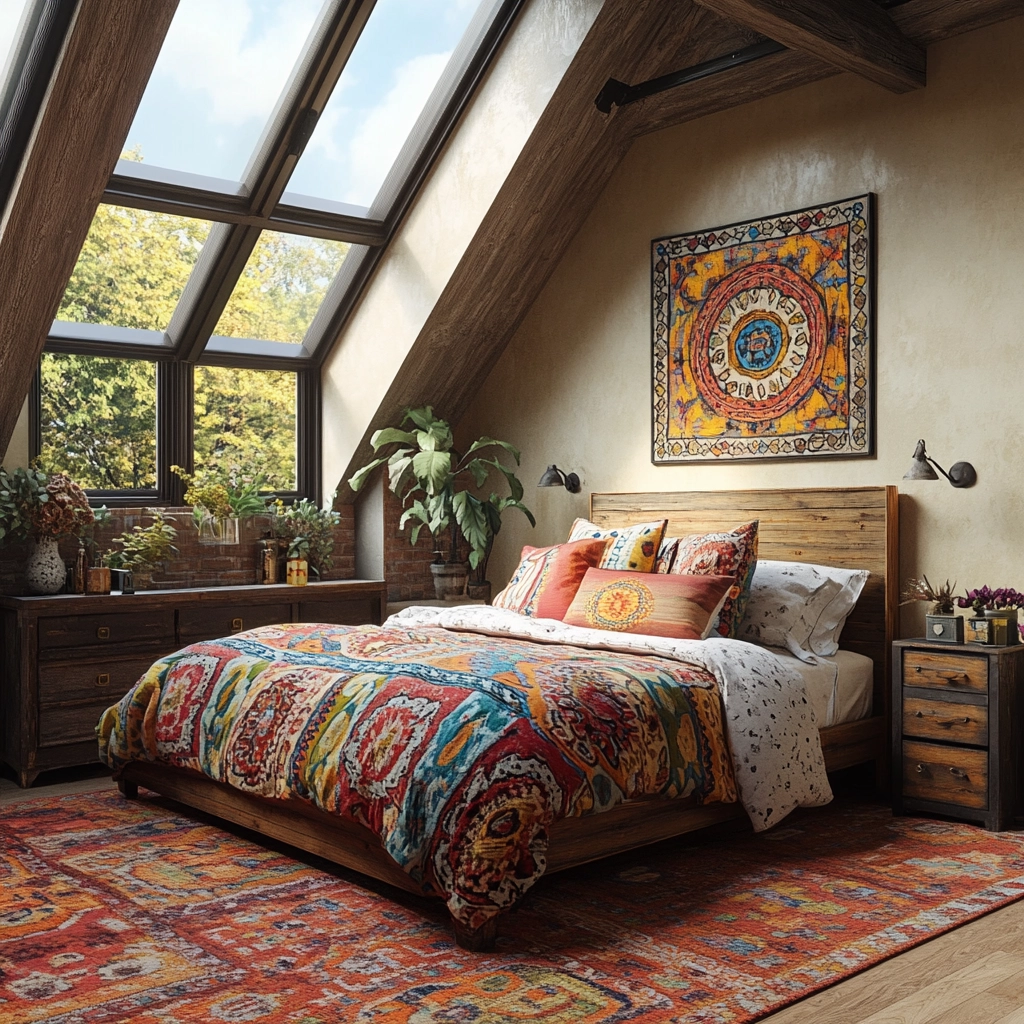 industrial farmhouse bedroom ideas 63