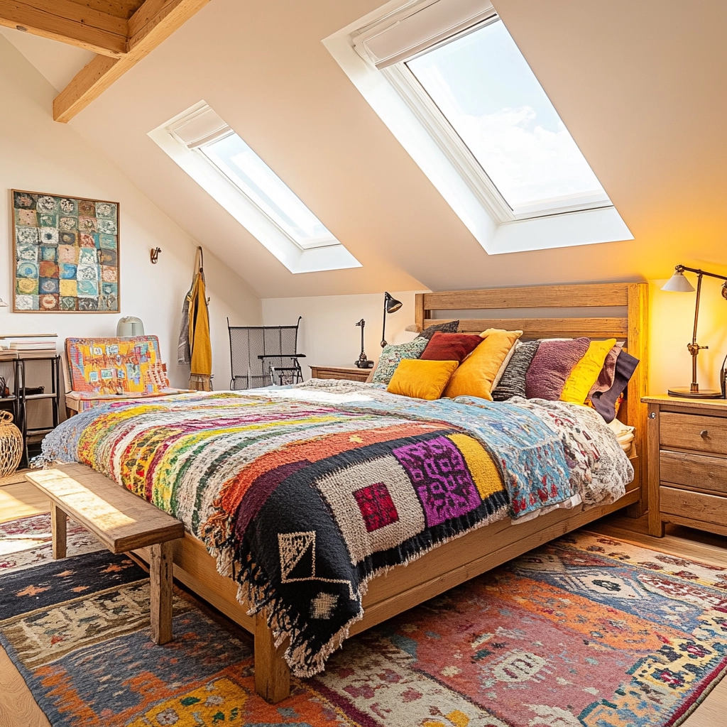 industrial farmhouse bedroom ideas 64