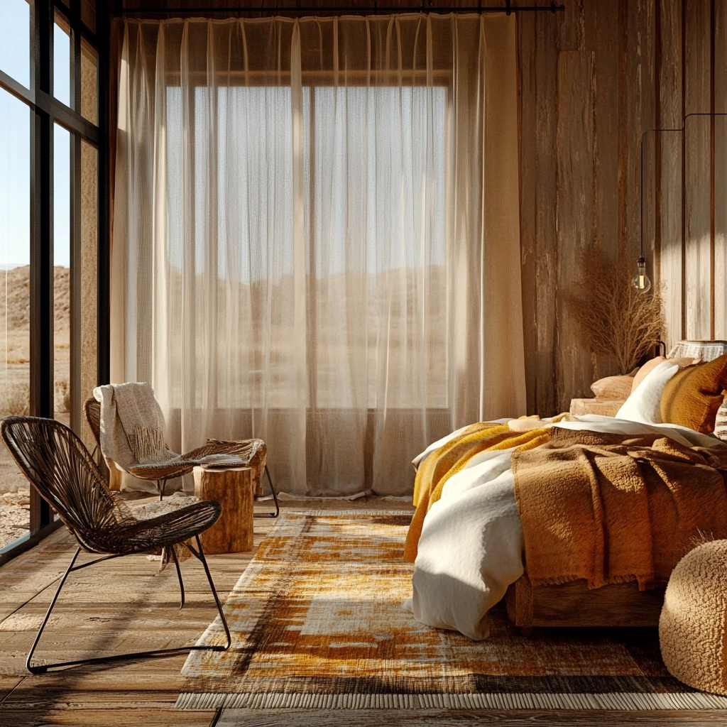 industrial farmhouse bedroom ideas 67