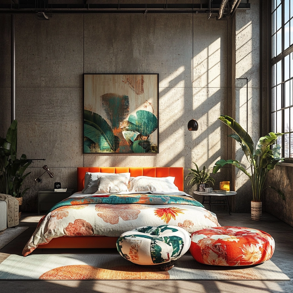 industrial farmhouse bedroom ideas 71