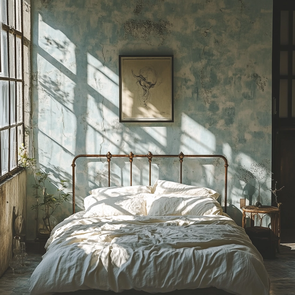 industrial farmhouse bedroom ideas 77