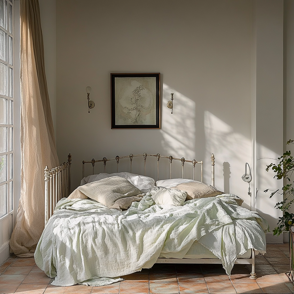 industrial farmhouse bedroom ideas 79