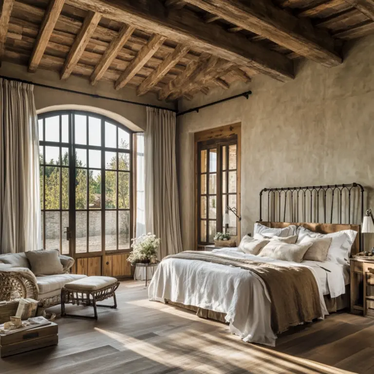 italian farmhouse bedroom 1
