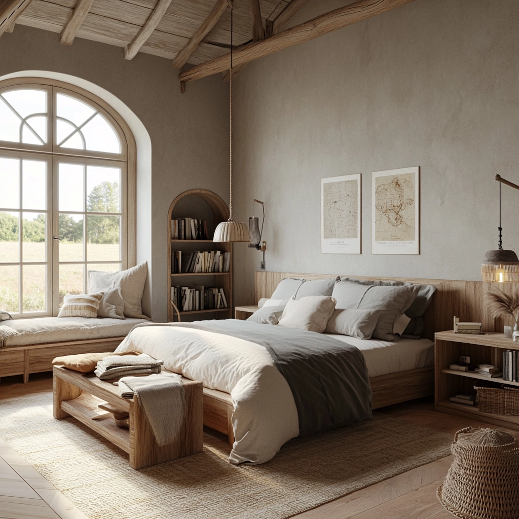 italian farmhouse bedroom 25