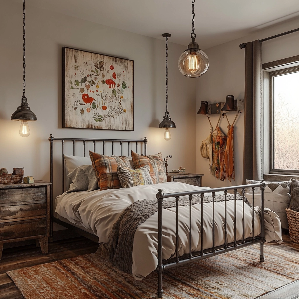 kids farmhouse bedroom 23