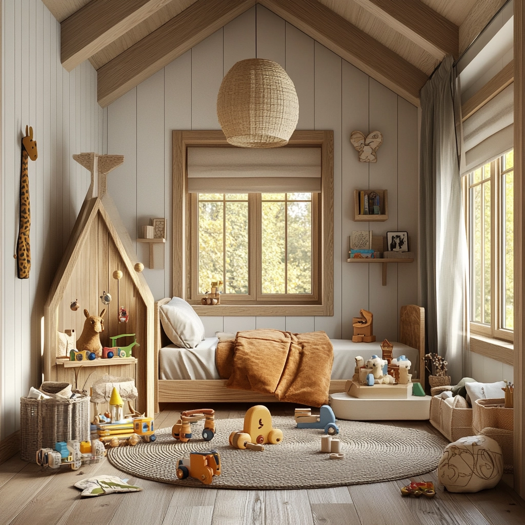 kids farmhouse bedroom 59