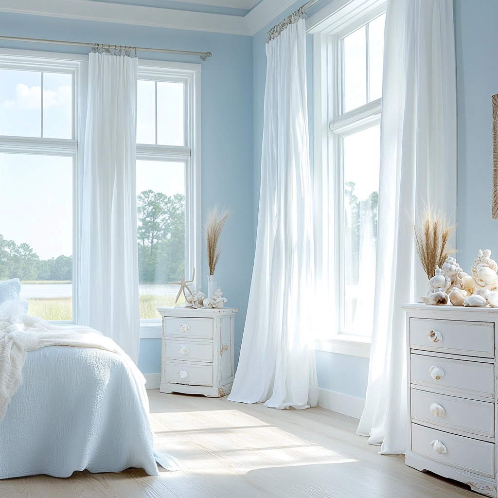 light blue farmhouse bedroom 16