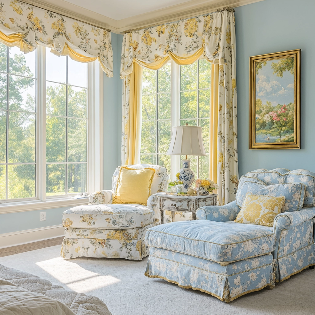 light blue farmhouse bedroom 41