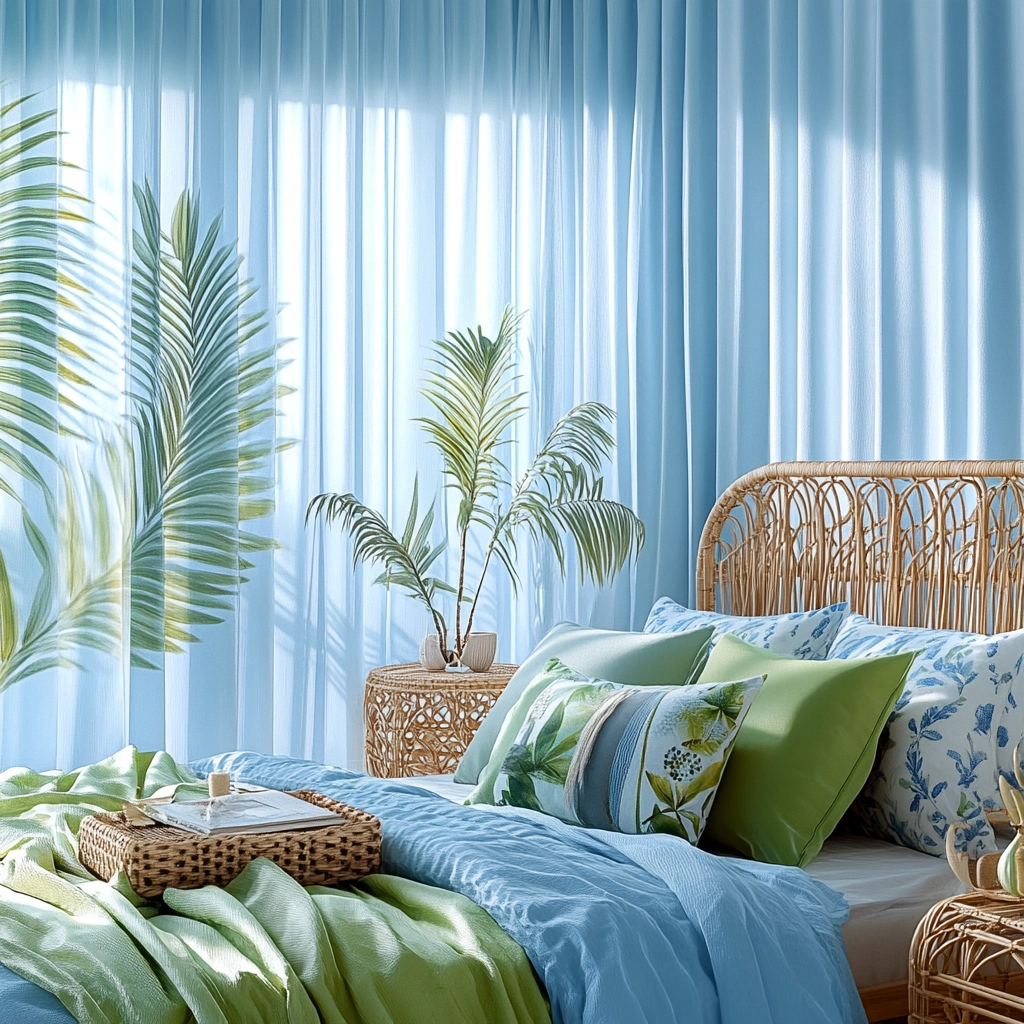 light blue farmhouse bedroom 54