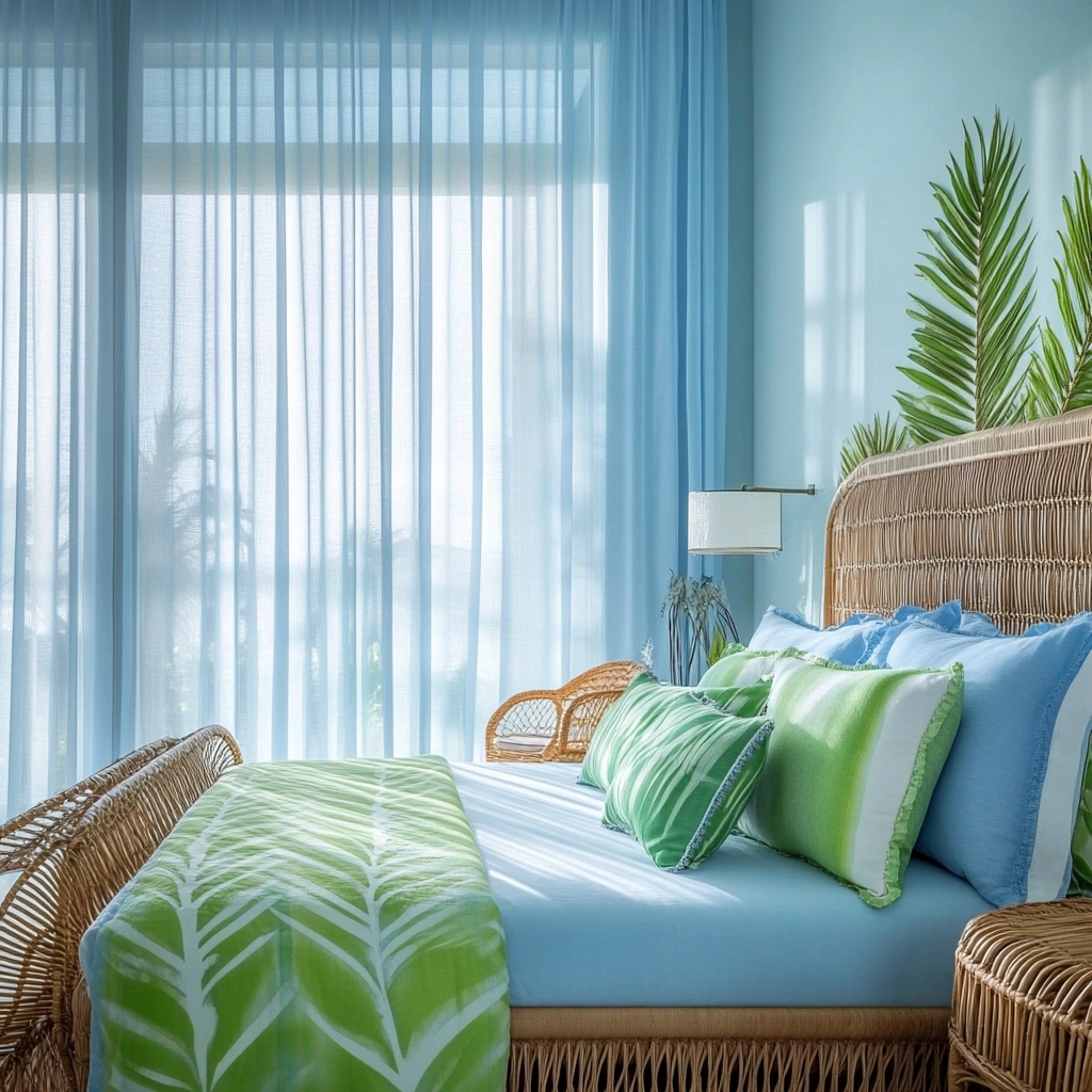 light blue farmhouse bedroom 55