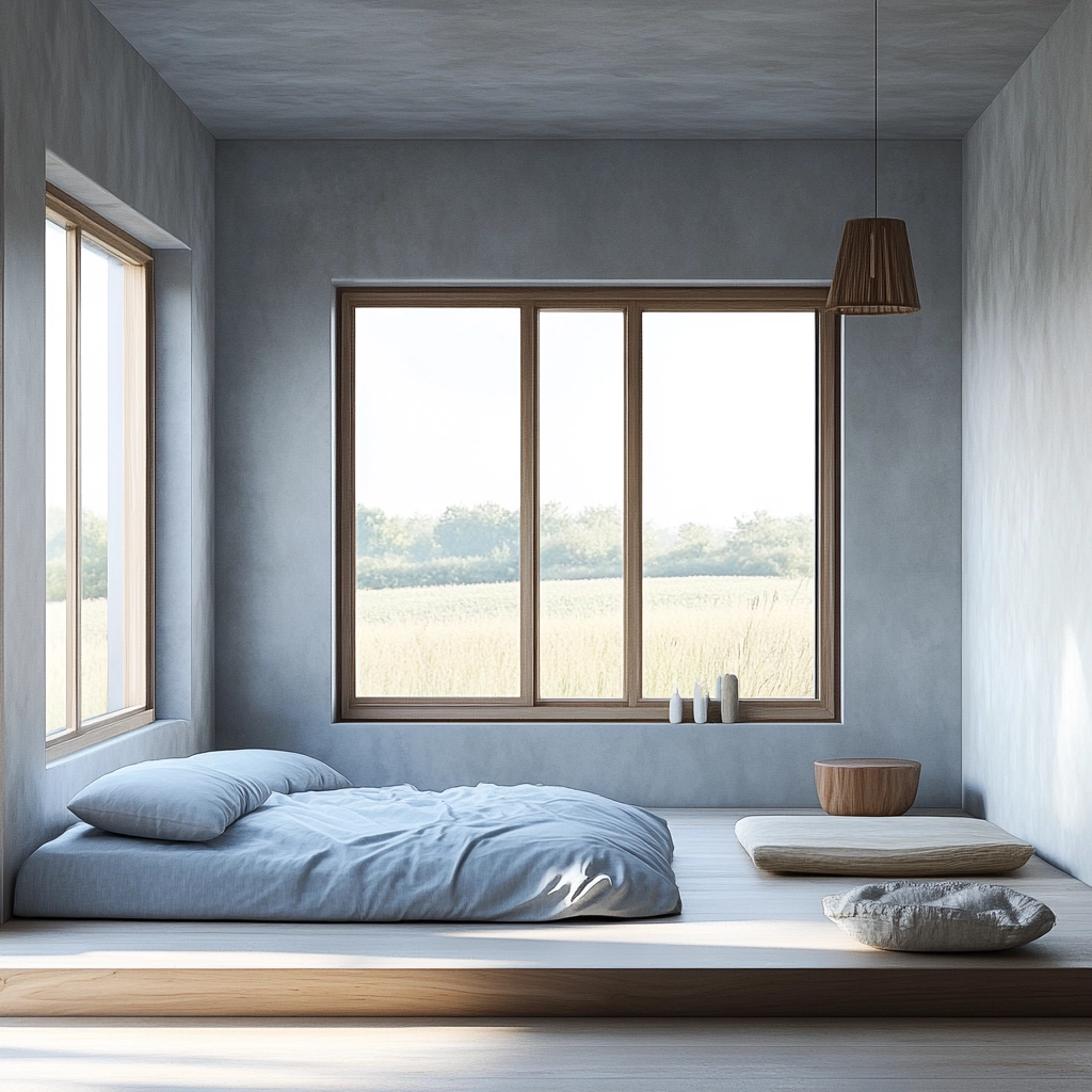 light blue farmhouse bedroom 62