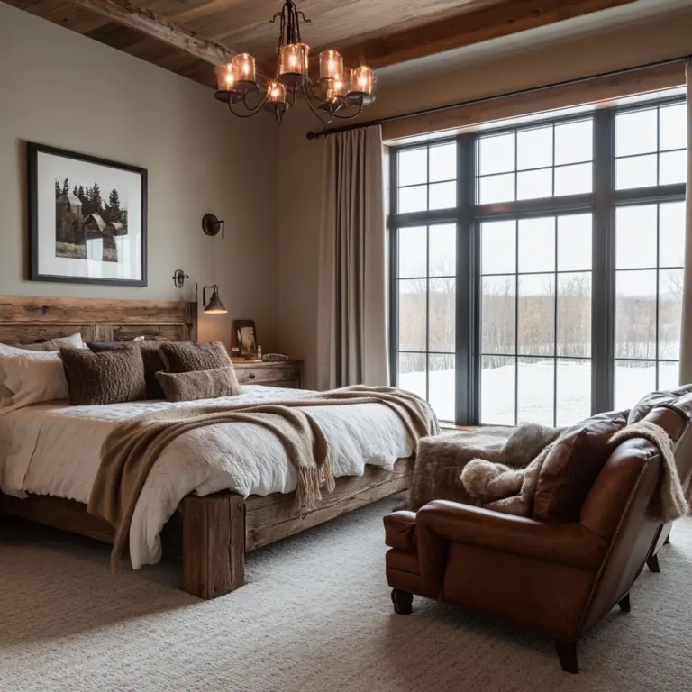masculine farmhouse bedroom 1