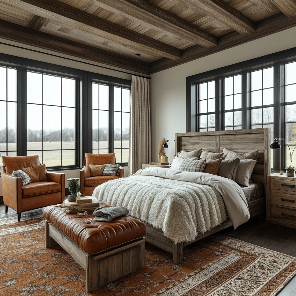 masculine farmhouse bedroom 2