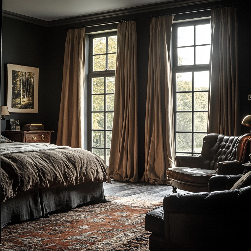 masculine farmhouse bedroom 20