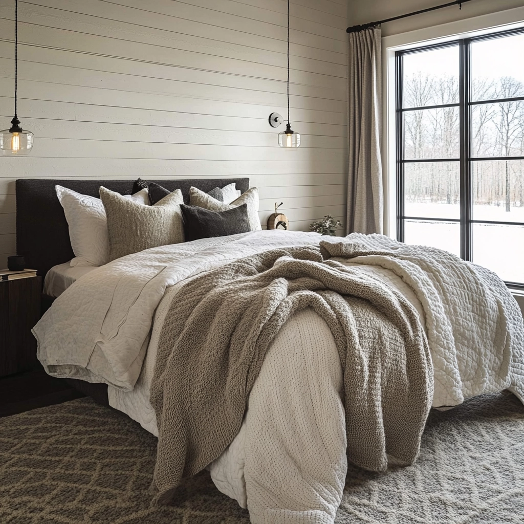 masculine farmhouse bedroom 21