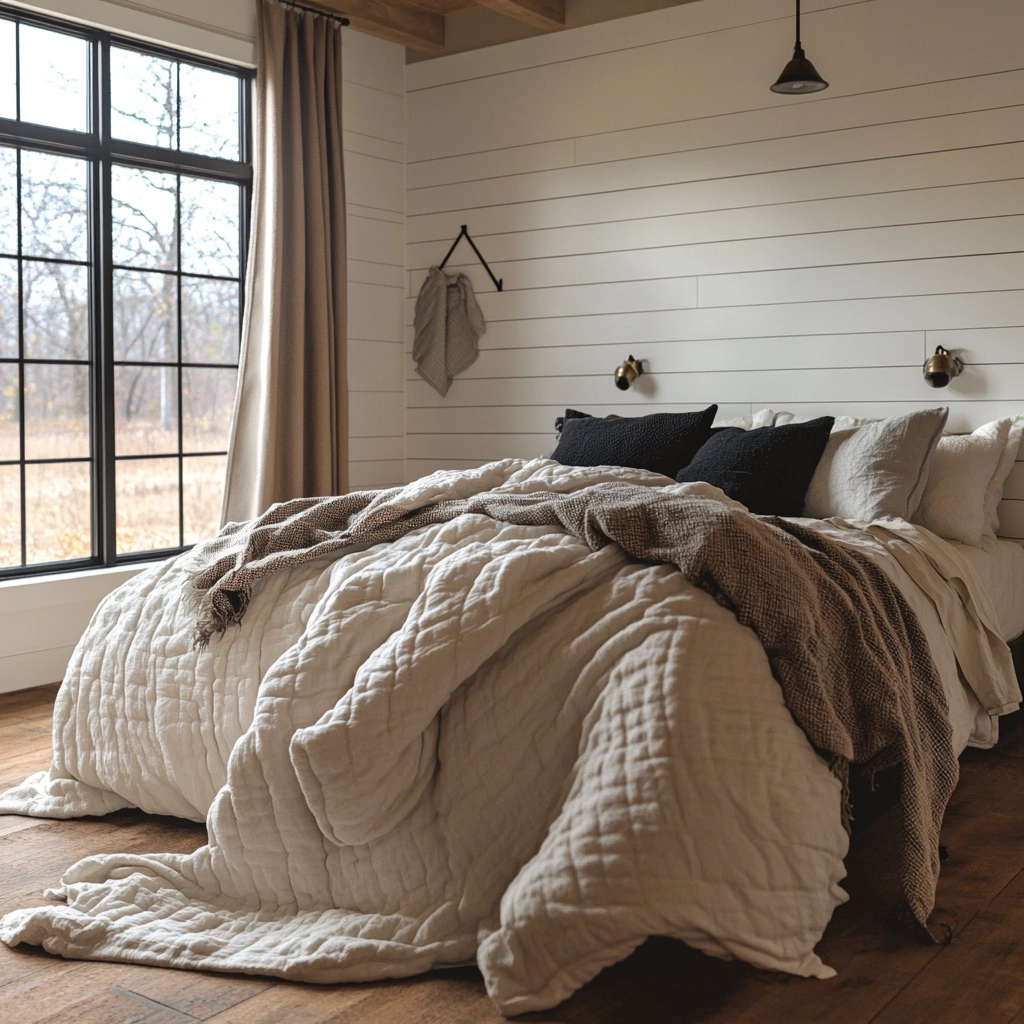 masculine farmhouse bedroom 22