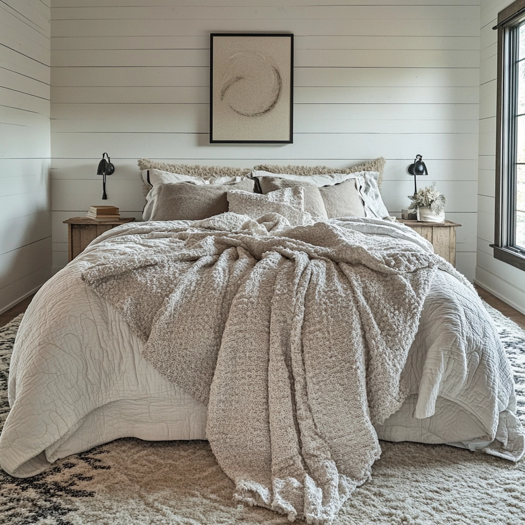 masculine farmhouse bedroom 23