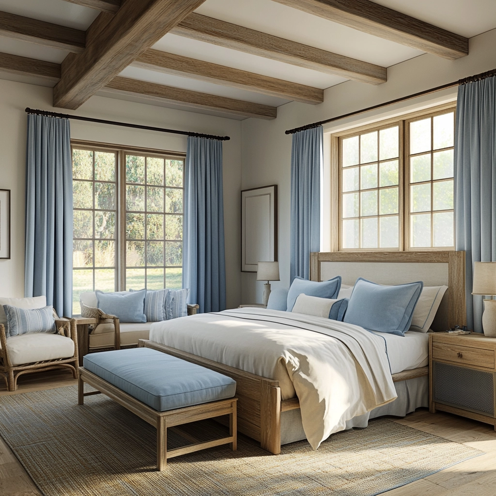 masculine farmhouse bedroom 39