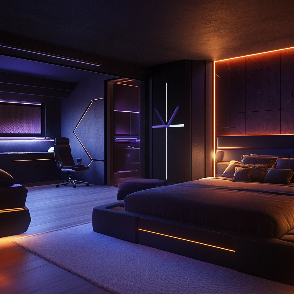 masculine farmhouse bedroom 48