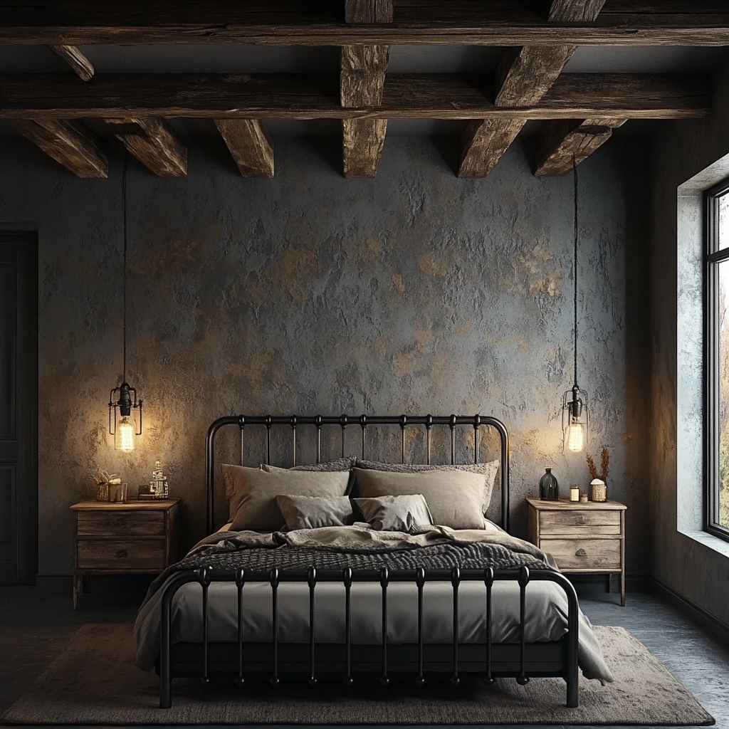 masculine farmhouse bedroom 5