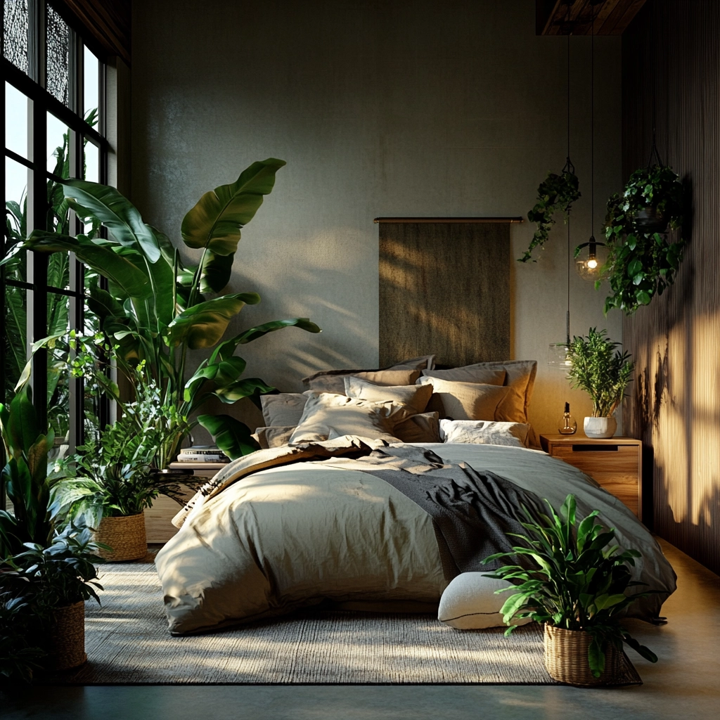 masculine farmhouse bedroom 51